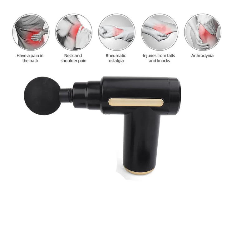 Facial Massager Gun, Cordless Handheld Deep Tissue Muscle Massager