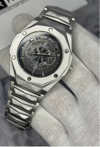 Hublot Diamond Cut Skeleton Watch